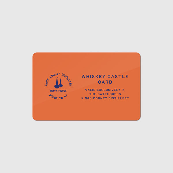 Whiskey Castle Card (In-Person Gift Card)
